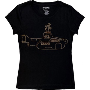 The Beatles Yellow Submarine (Embellished) Black M Дамски Риза (YSTS27LB02)