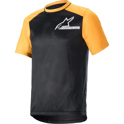 Alpinestars ALPS 4 V2 SS Black Tangerine/White pánský