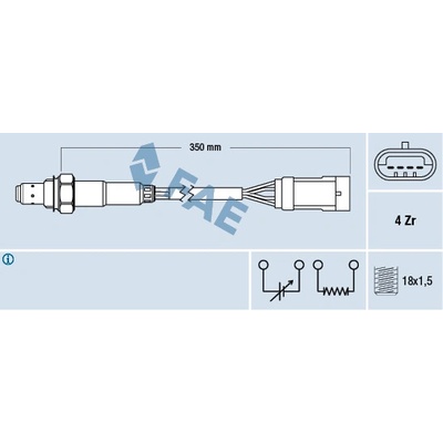 Lambda sonda FAE 77152