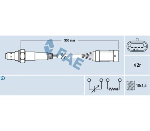 Lambda sonda FAE 77152