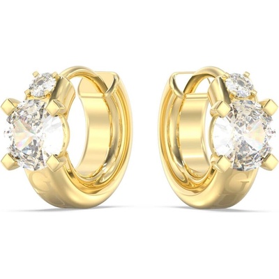 Guess Kruhové pozlátené náušnice Piercing Studio JUBE06270JWYGT/U