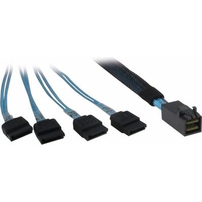 Inter Tech kabel Mini-SAS HD na 4x SATA 0,5m 88885003 – Zboží Mobilmania