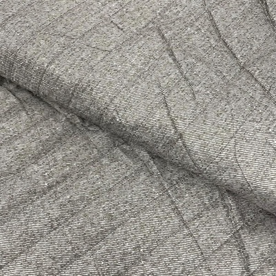 Prošívaná plášťovina zateplená - Hnědá šedá