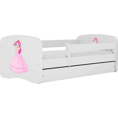 Kocot kids Babydreams princezna bílá bez šuplíků s matrací