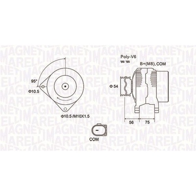 Generátor MAGNETI MARELLI 063731904010