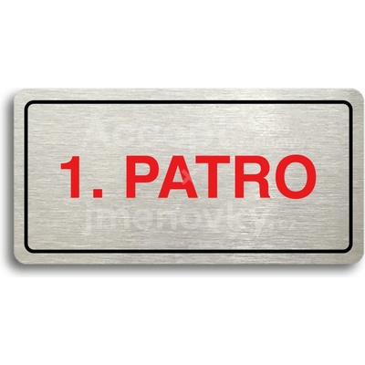 ACCEPT Piktogram 1. PATRO - stříbrná tabulka - barevný tisk