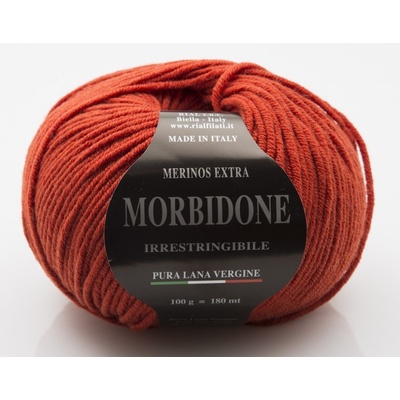 Merino vlna Rial Filati Morbidone cihlová