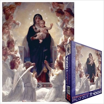 Image 1 of EUROGRAPHICS - Puzzle Bouguereau: Panna s anjelmi - 1 000 piese