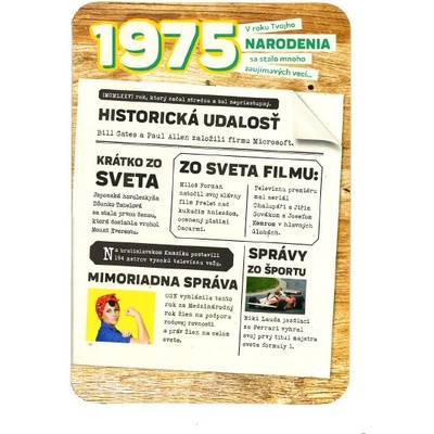Blahoželanie 1975 - slovensky