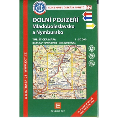KČT 17 Dolní Pojizeří, Mladoboleslavsko a Nymburk 1:50 000