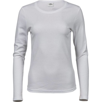 Tee Jays 590 Dámske tričko Interlock s dl. rukávom biela