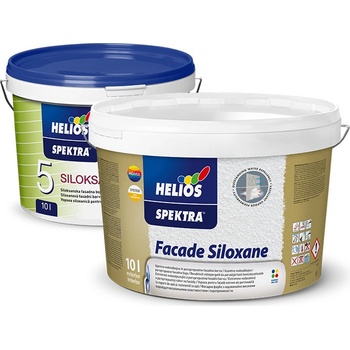 HELIOS SPEKTRA Siloxanová fasádna farba 2 l báza - biela