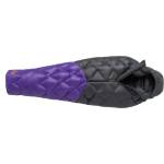 Big Agnes Пухен спален чувал Big agnes Fly Creek UL 25 Down sleeping bag - Asphalt / Royal Purple - размер Long (513-1828-0112) Спален чувал