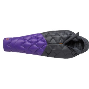 Big Agnes Пухен спален чувал Big agnes Fly Creek UL 25 Down sleeping bag - Asphalt / Royal Purple - размер Long (513-1828-0112) Спален чувал