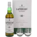 Laphroaig whisky 10y 40% 0,7 l (dárkové balení 2 sklenice)