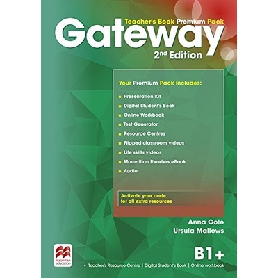 Gateway 2nd Edition B1+ Teacher's Book Premium Pack Metodická príručka David Spencer