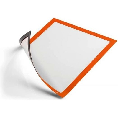 Informačný panel, A4, magnetický, DURABLE "DURAFRAME® MAGNETIC", oranžová