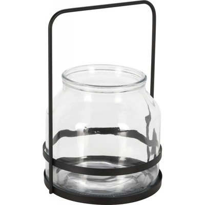 Home Styling Collection Svícen na telight, kovový držák transparentní
