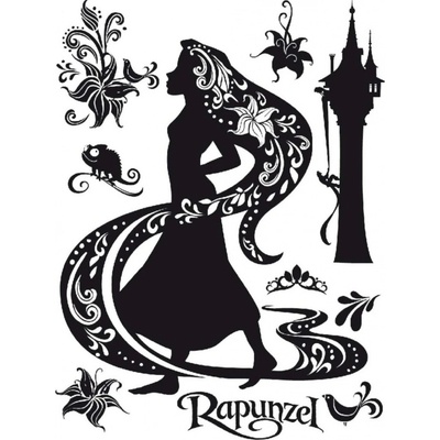 AG Design DK 879 Samolepka na zeď Disney Locika 65 x 85 cm