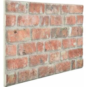 vidaXL Стенни панели 10 бр. 100 x 50 cm Червено EPS пяна (332921)