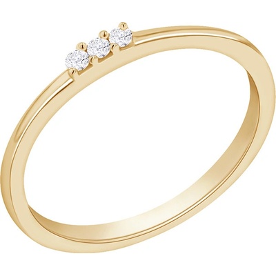 Eppi Strieborný diamantový prsteň Nicklas R43048