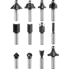 Einhell Sada fréz Router Bit set TCT, 8mm, 12pcs