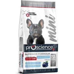 Proscience ProScience Adult Mini Dog Light Sterilised - Lamb Blueberry - храна за кастрирани кучета от мини породи с агне и боровинки - 7 кг, Турция