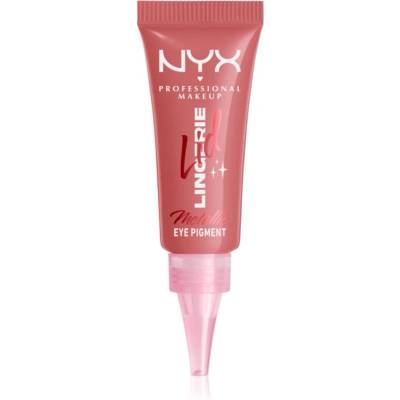 NYX Cosmetics Lid Lingerie кремави сенки са очи цвят Risky Rosé 6ml