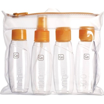 Design Go Ltd. Lahvičky 100 ml sada Go Travel Cabin Bottles oranžová