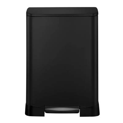 EKO-Europe EKO Кош за разделно събиране на отпадъци с педал NEO-CUBE - черен - 28 л. + 18 л (EKO 929046 - Black)