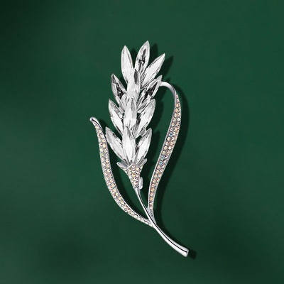 Éternelle brož Swarovski Elements Bridgitta B2416-X2108-3 Bílá/čirá