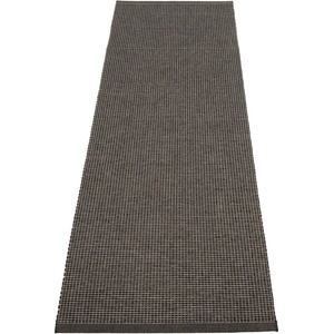 Pappelina Антрацитна пътека за открито и закрито 70x240 cm Emm Black Linen - Pappelina (EMMX724)