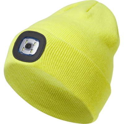 CRIVIT Dámská Pánská pletená čepice limetková