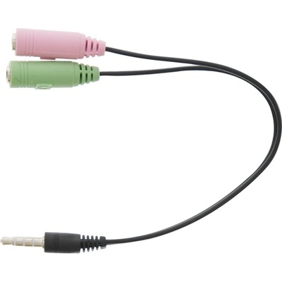T'nB Кабел TnB, от 3.5mm жак(м) към 2x 3.5mm жак(ж), черен