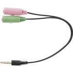 T'nB Кабел TnB, от 3.5mm жак(м) към 2x 3.5mm жак(ж), черен