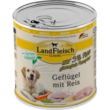 LandFleisch Adult Classic drůbež s rýží 6 x 800 g