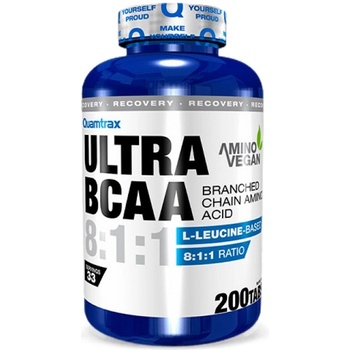 Image 1 of Quamtrax Ultra BCAA 8: 1: 1 [200 Таблетки]