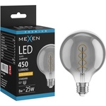 Mexen Vintis LED спирална нажежаема жичка E27, G95, 8W, Топла - 2200K, 450 lm, опушен (L167-E27-0822-70)