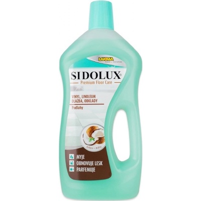 Sidolux Premium Floor Care Kokos a Mäta prostriedok na umývanie podláh vinyl, lino, dlažba 750 ml