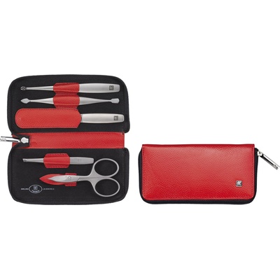 Zwilling Комплект за маникюр TWINOX DAUPHINE, 5 бр. , червен, Zwilling (ZW97094002)