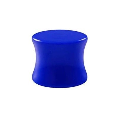 Šperky4U akrylátový plug do ucha modrý PL01095-06B