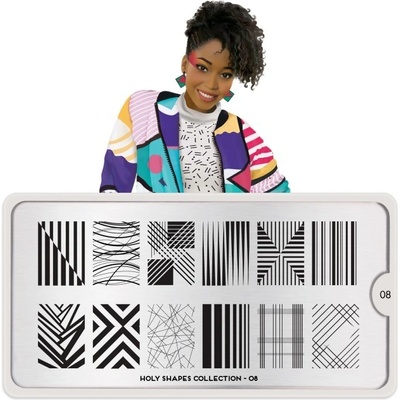 Image destička MoYou Holy Shapes 08 – Zboží Dáma