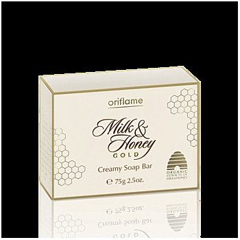 Oriflame Milk and Honey Gold krémové mydlo 75 g