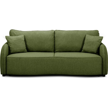 PGS Триместен разтегателен диван bari, Маслиново зелено (hfpgsbaria140017)