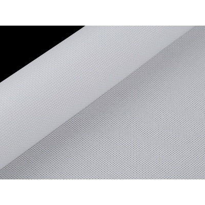 Stoklasa Vyšívací látka KANAVA 5 jednobarevná bílá 380634/1, š.50cm (látka v metráži)