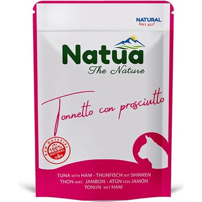 Natua Cat Adult Filety z tuniaka a šunka 70 g