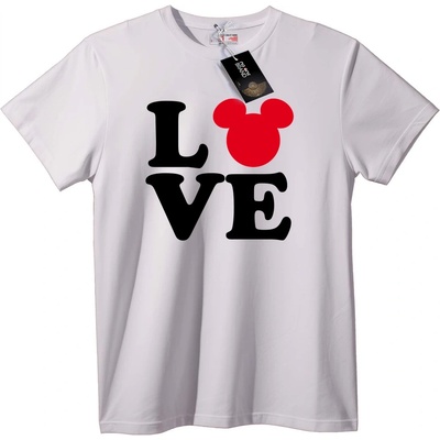 NOONEBRAND Тениска Mickey Любов - 2XL, Black
