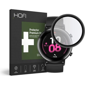 Hofi Хибридно стъкло за смарт часовник HUAWEI WATCH GT 2 42MM от Hofi Hybrid Glass - с черна рамка ( 5906735417739 - 1007 )