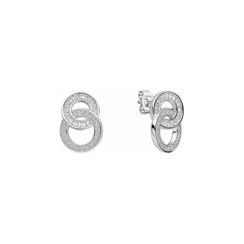 Diamonfire strieborné náušnice E6602