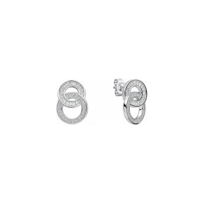 Diamonfire strieborné náušnice E6602